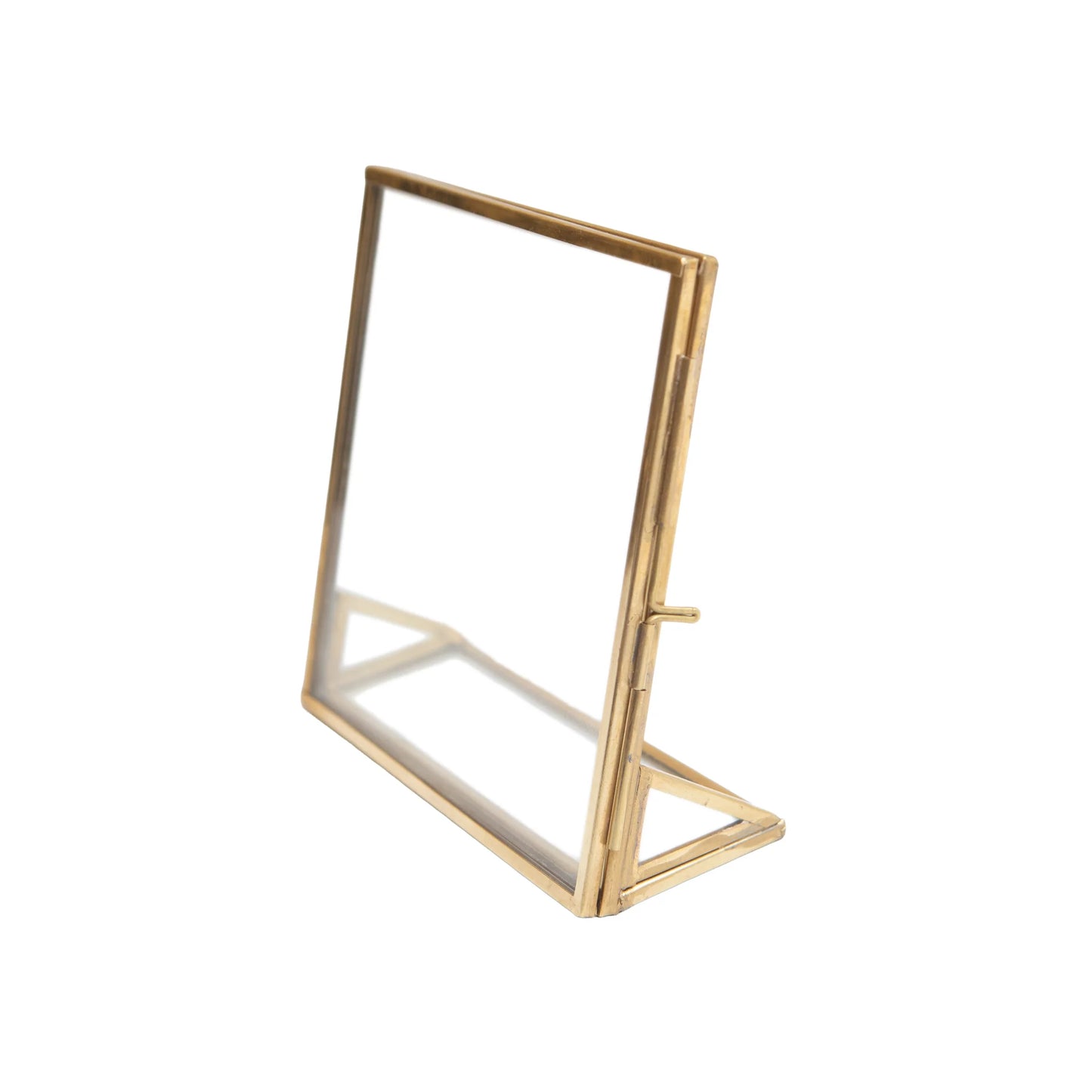 Brass Standing Frame 5x5 square