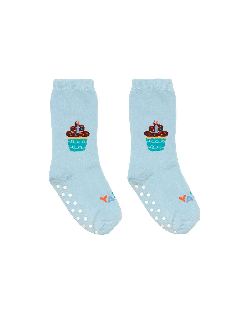 Cupcake Birthday 3D Kids Socks