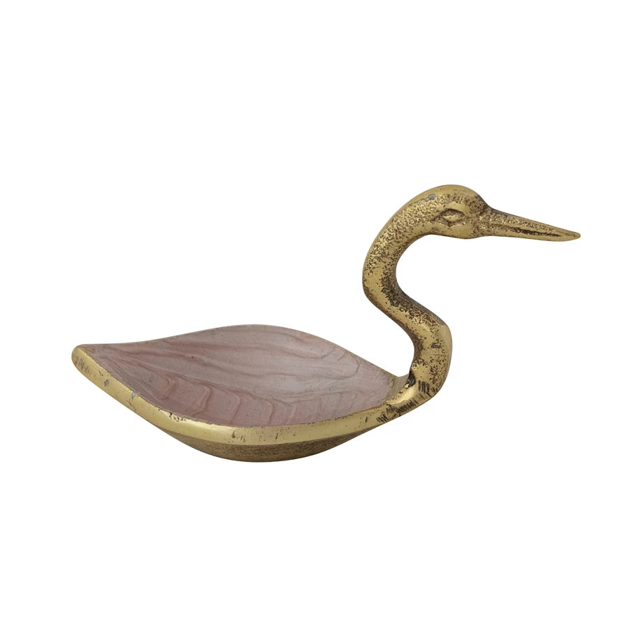 Cast Aluminum Bird Bowl