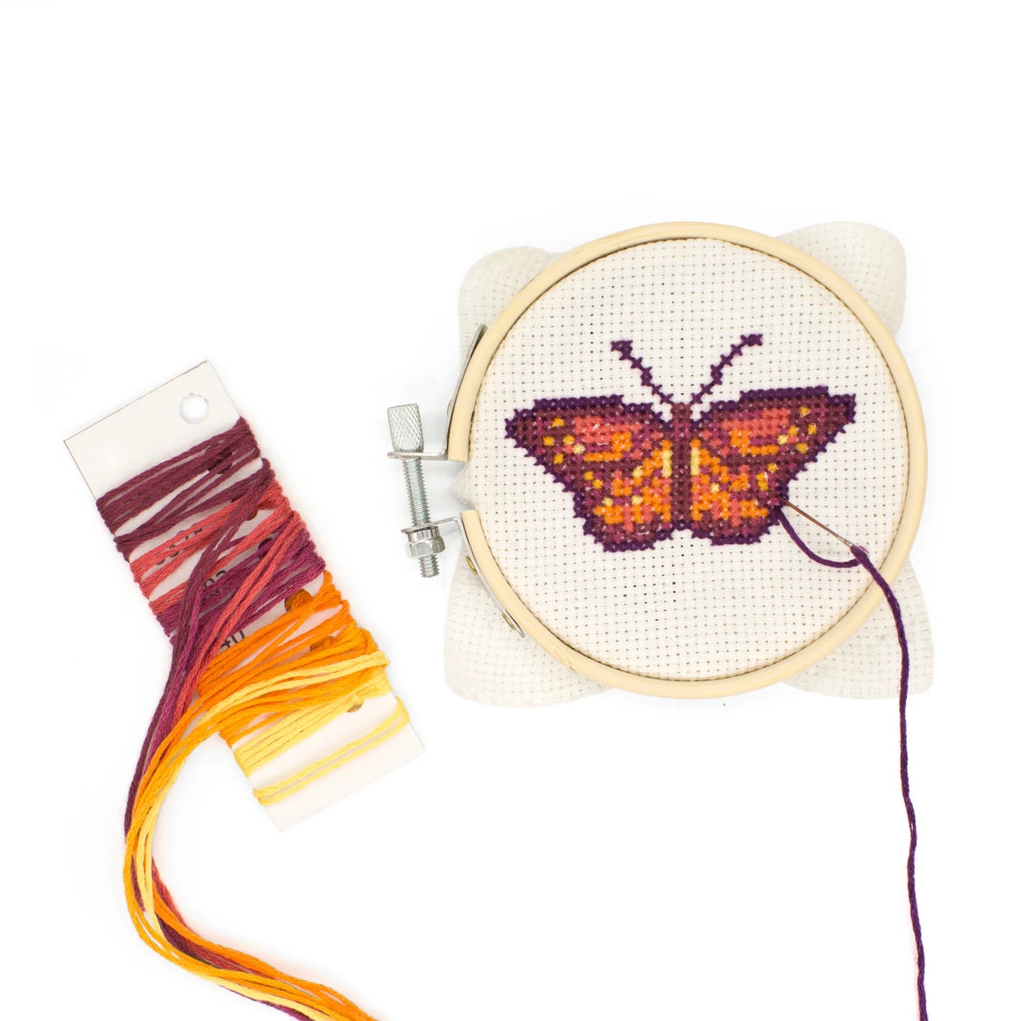 Butterfly Mini Cross Stitch Kit