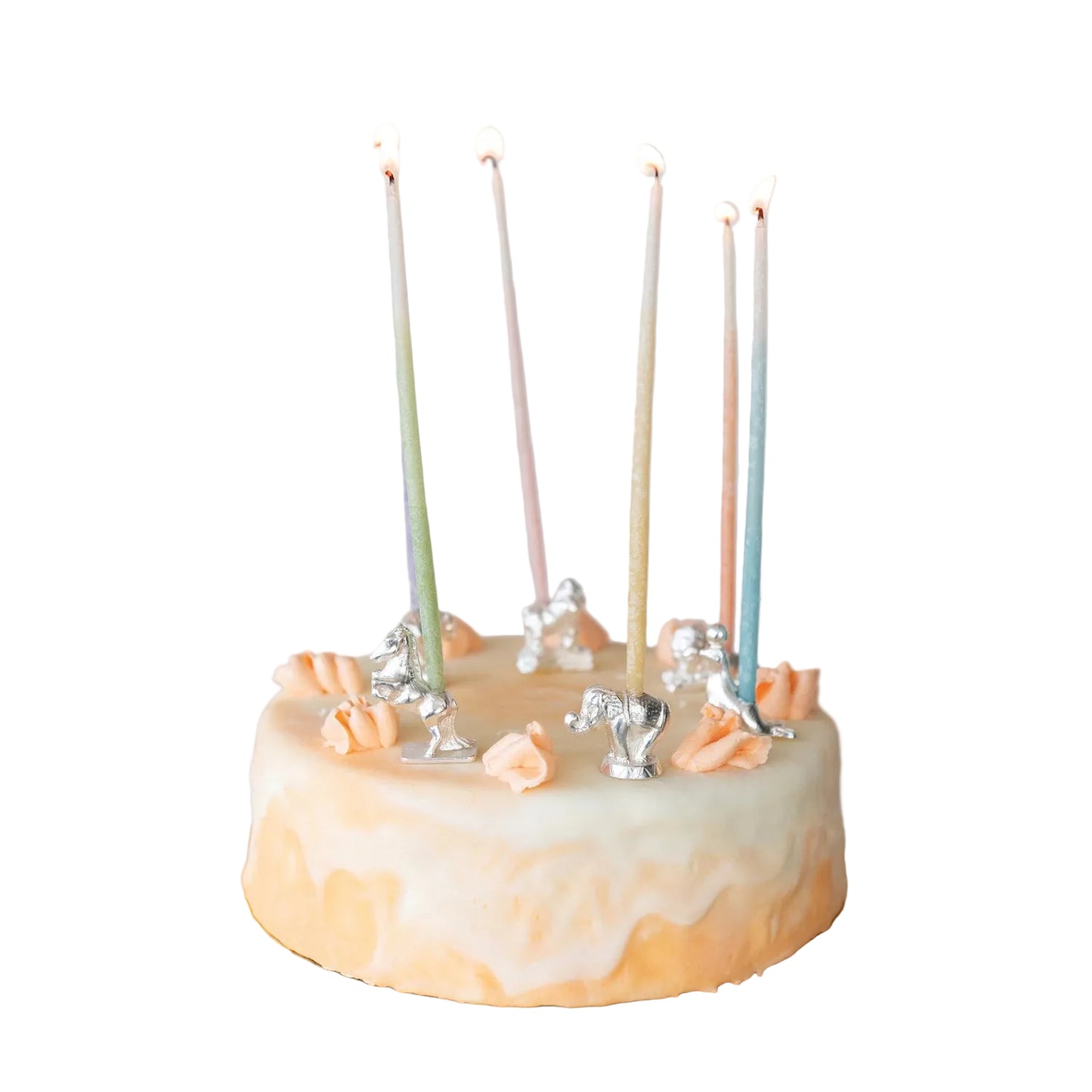 Circus Animal Birthday Cake Candle Holders