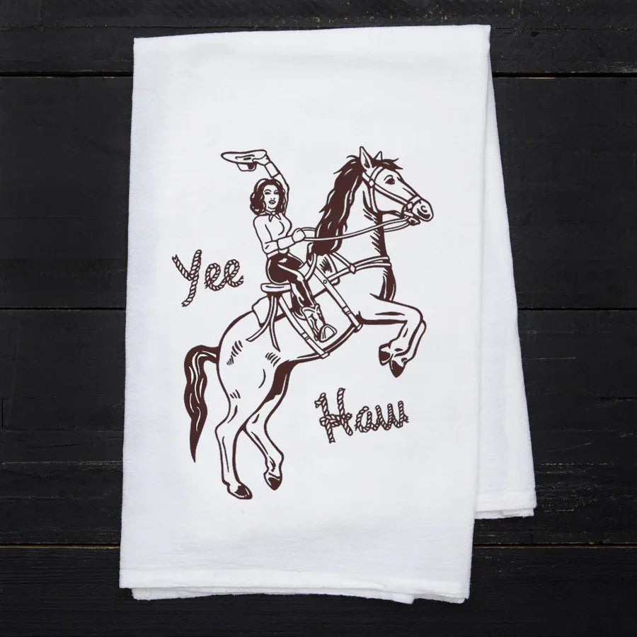 Cowgirl Tea Towel