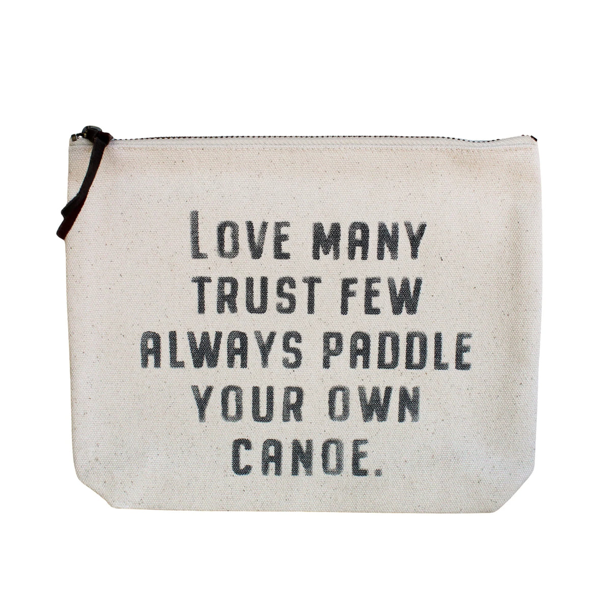 Love Many Canvas Zip Bag