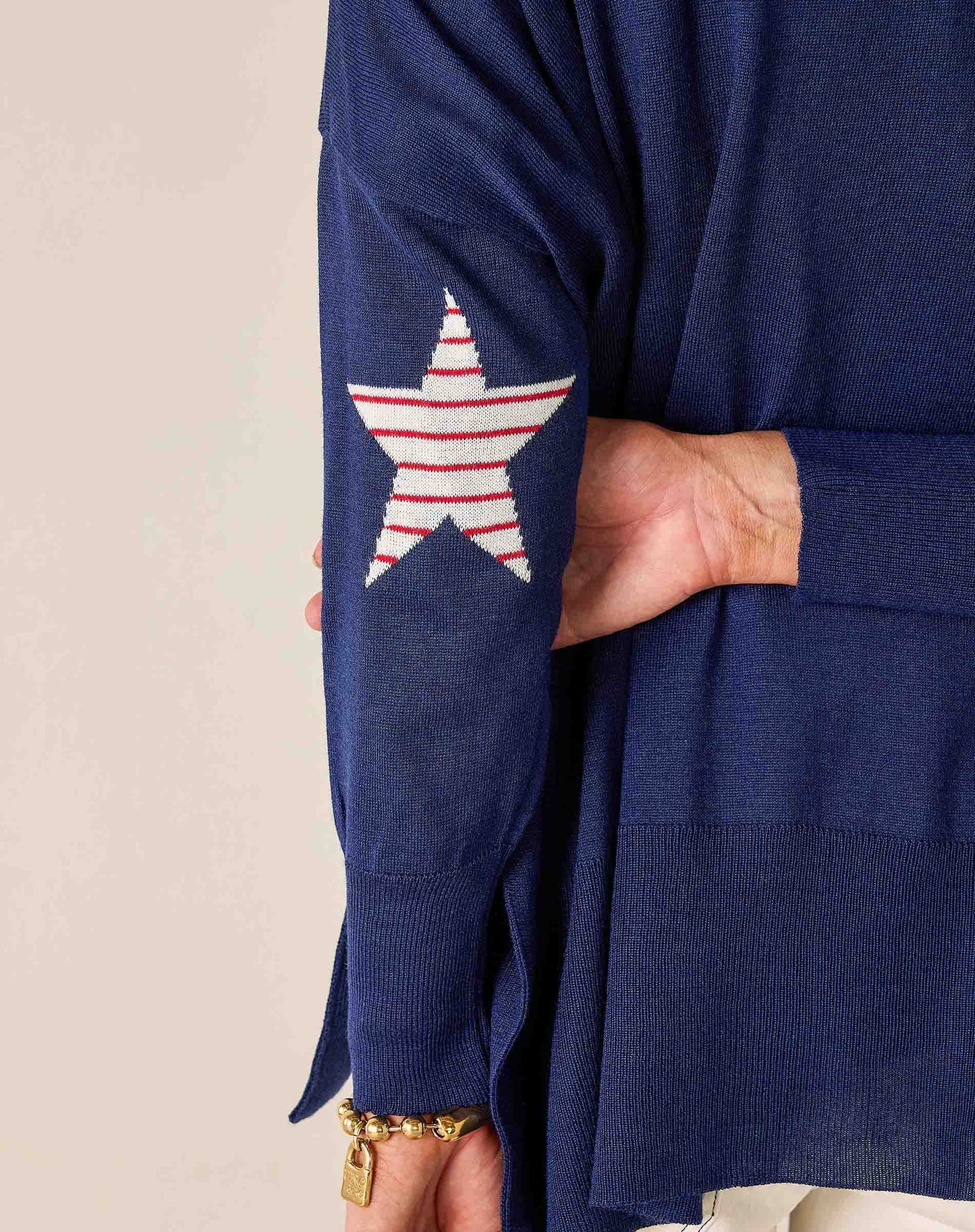 Amour Sweater, Stars & Stripes, One Size