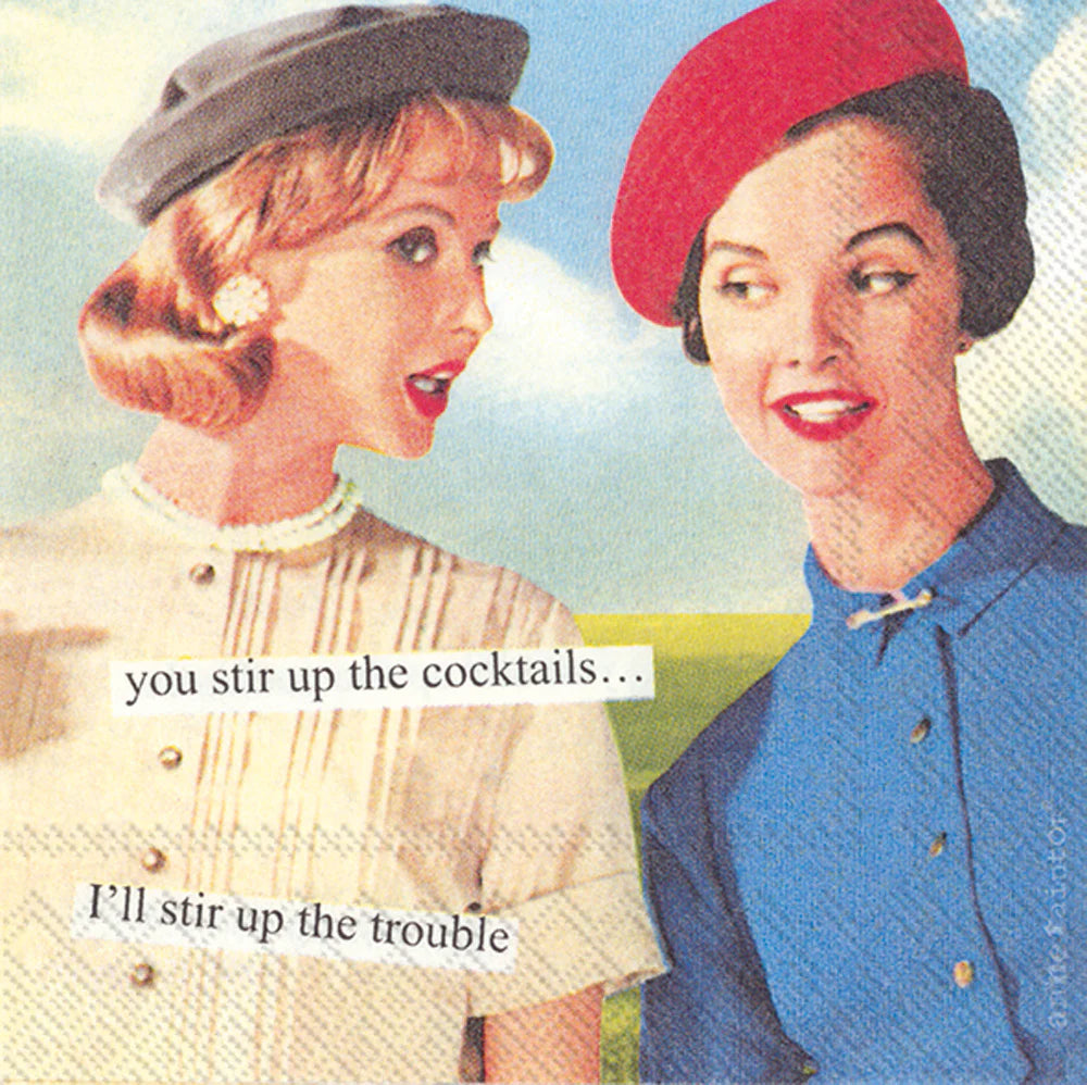 Humerous Paper Cocktail Napkins