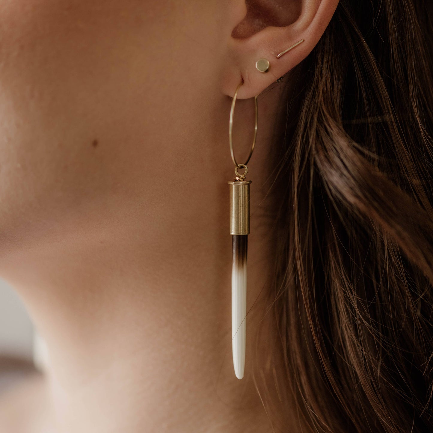 Yellowstone Beth Dutton Earrings, Predominantly White / Long (2.5" - 3.5")
