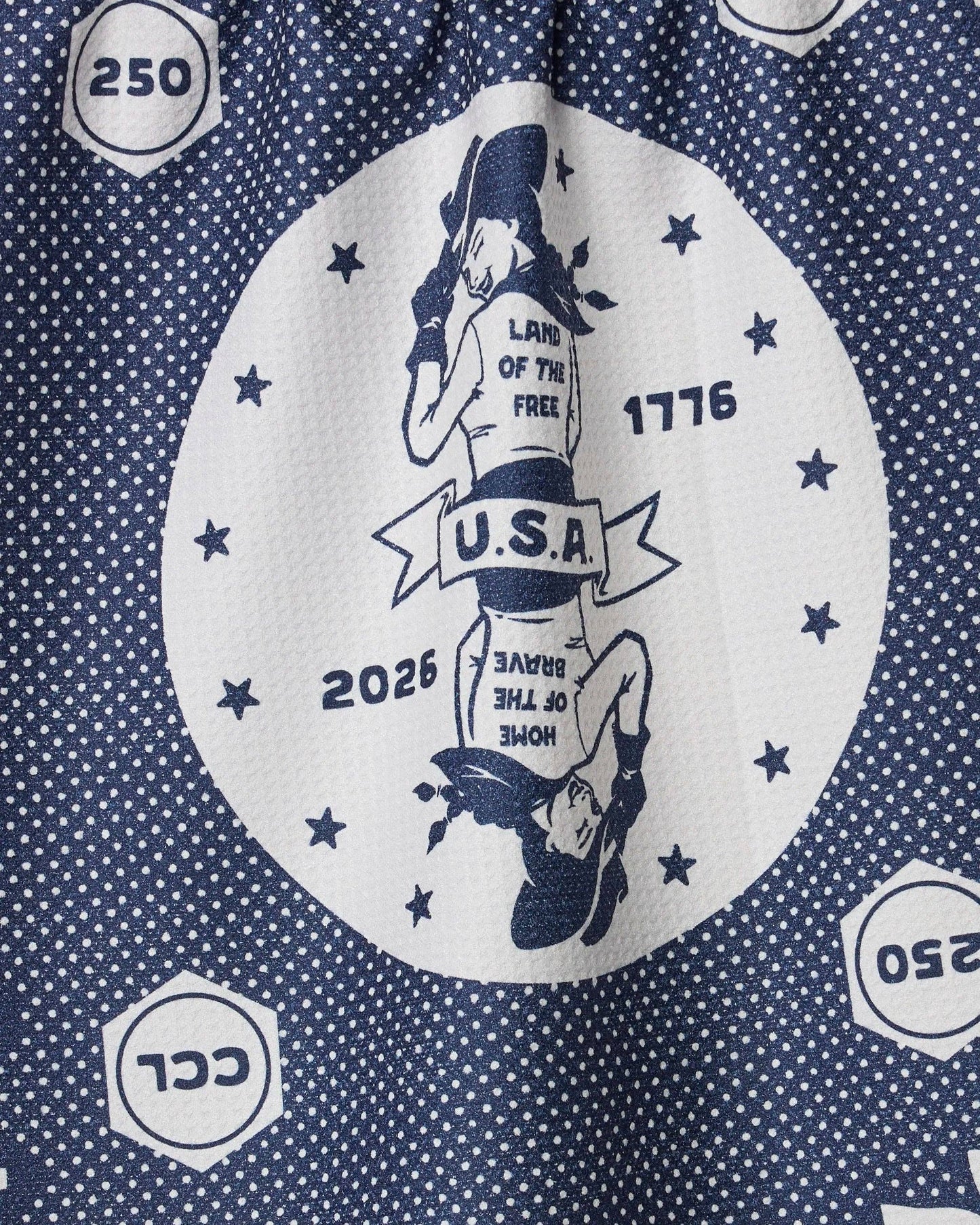 USA Cowgirl Tea Towel
