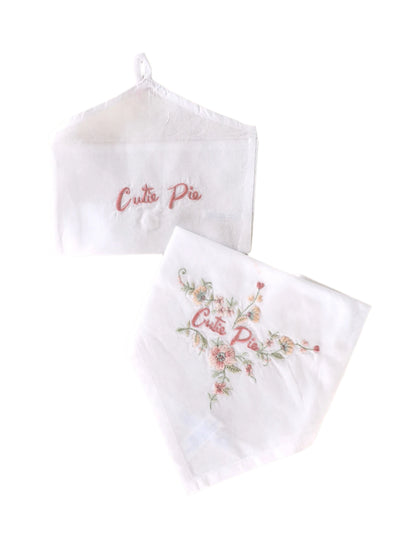 Embroidered Envelope Hankie