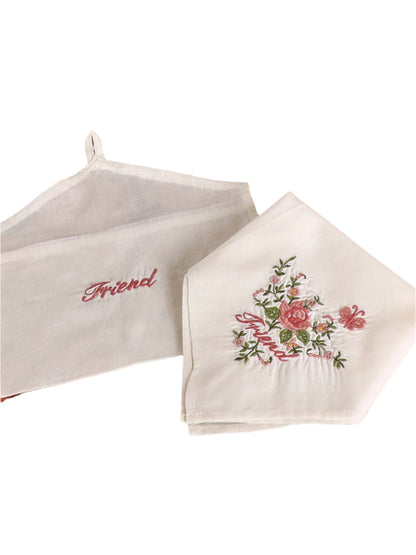 Embroidered Envelope Hankie