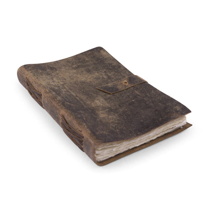 Scratched Brown Leather Journals