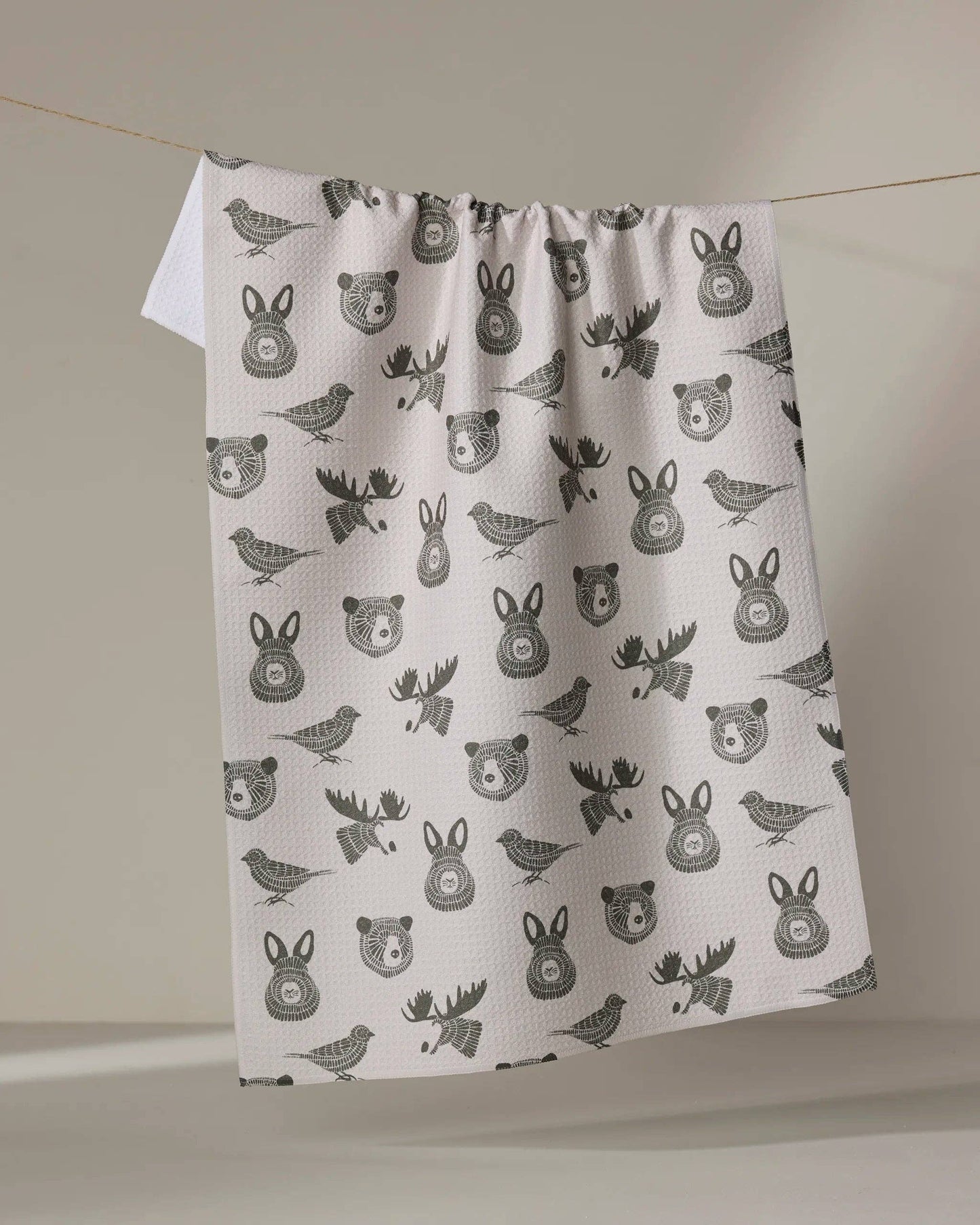 Forest Animals Tea Towel