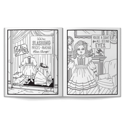 Haunted Dolls Coloring Book
