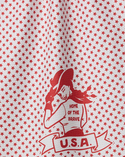 Star Cowgirl Tea Towel