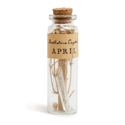 Birthstone Crystal Wishing Bottle