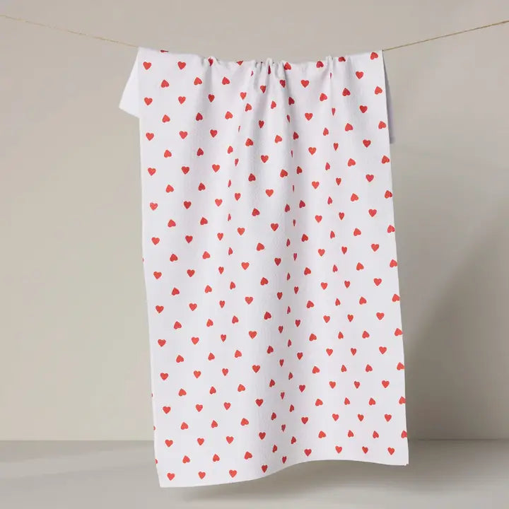 Geometry Kitchen Towels - Valentines Day