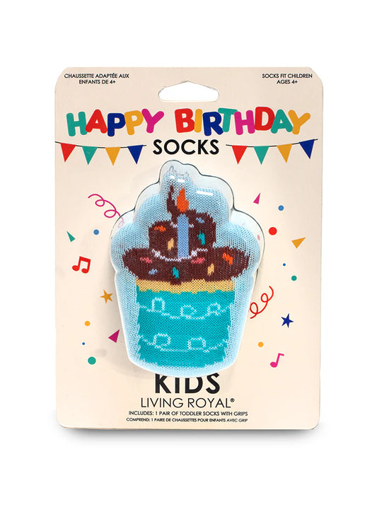 Cupcake Birthday 3D Kids Socks