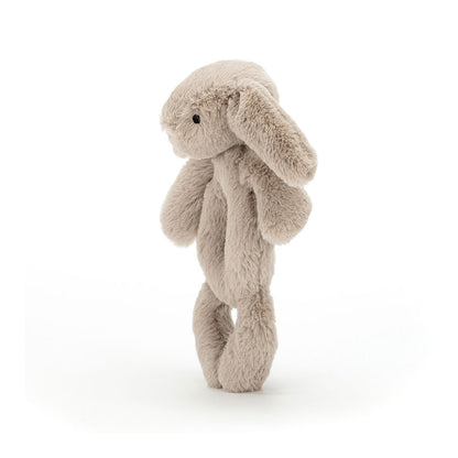 Bashful Bunny Ring Rattle, Beige
