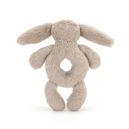 Bashful Bunny Ring Rattle, Beige