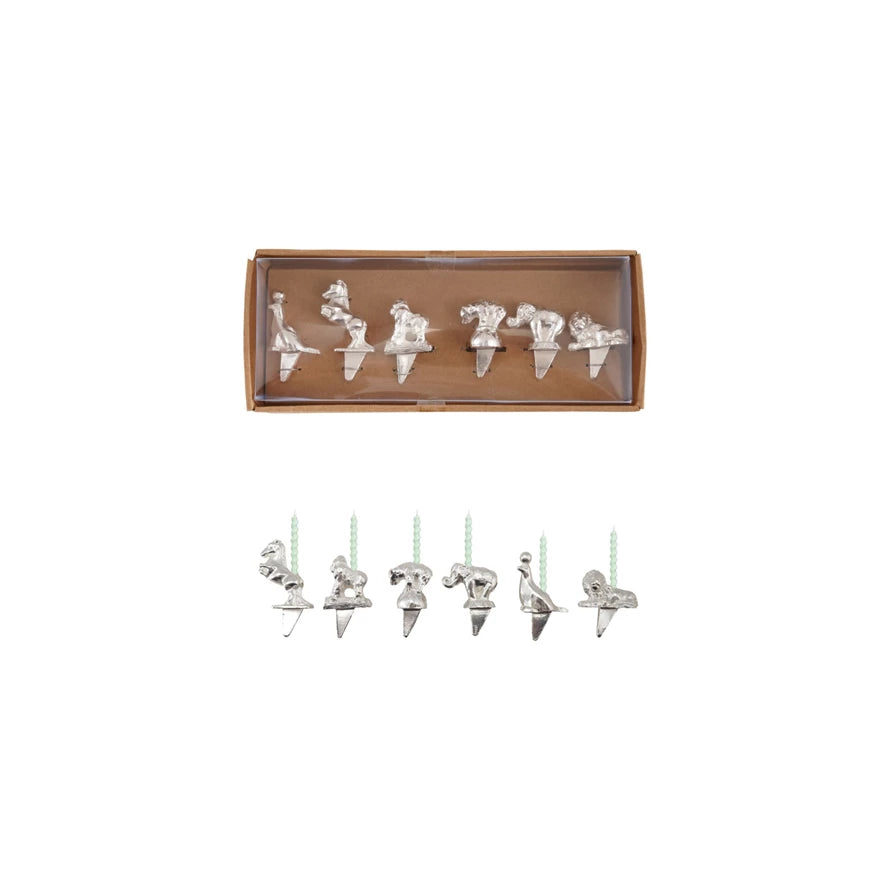 Circus Animal Birthday Cake Candle Holders