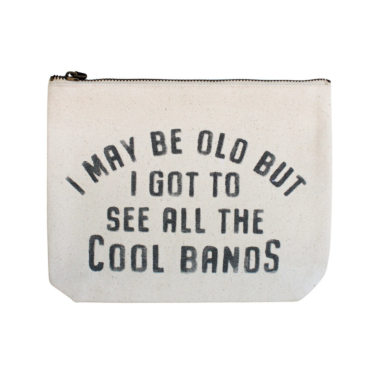 Cool Bands Canvas Zip Bag