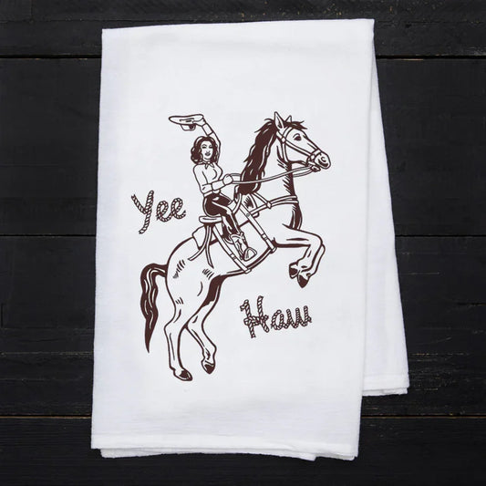 Cowgirl Tea Towel