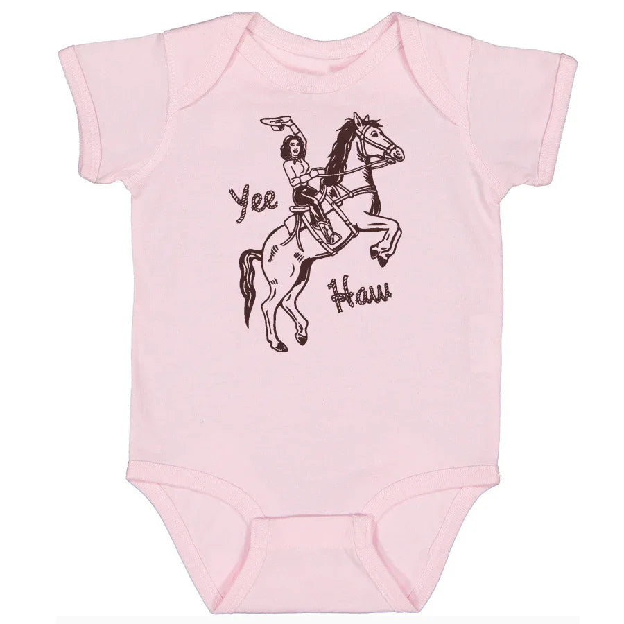 Cowgirl Onesie, Pink