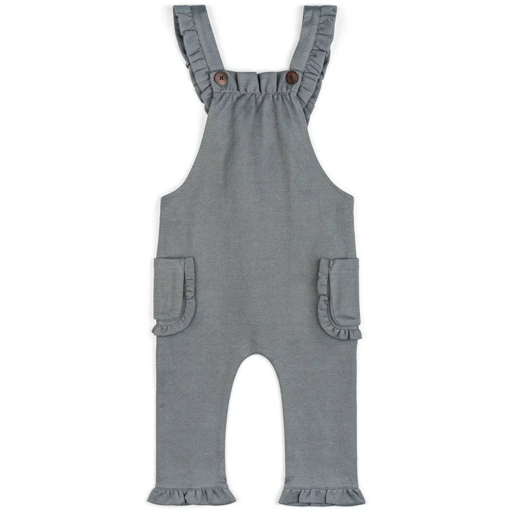 Organic Ruffle Overall (Multiple Colors)