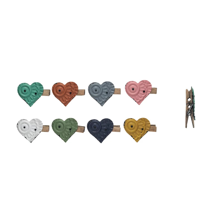 Metal Heart Clip