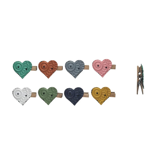 Metal Heart Clip