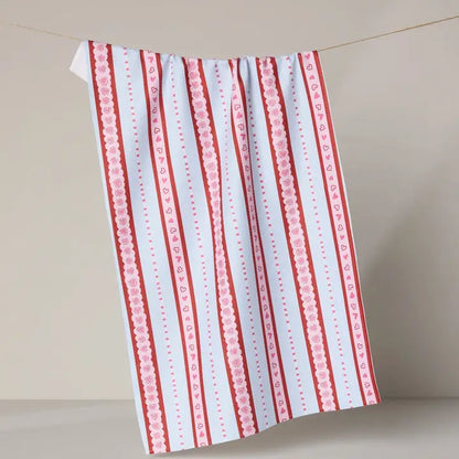 Geometry Kitchen Towels - Valentines Day