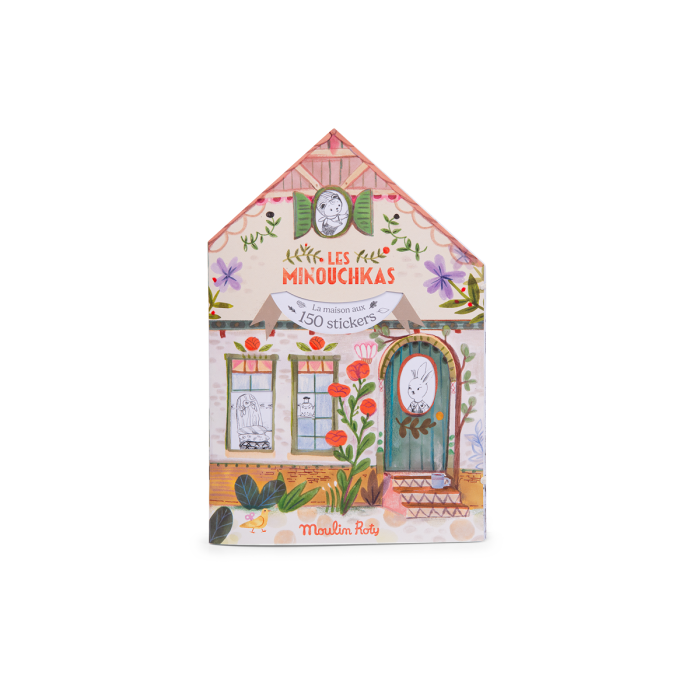 Coloring books (20 pages) w/150 stickers - The Minouchkas (Pack of 6)