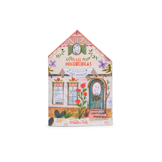 Coloring books (20 pages) w/150 stickers - The Minouchkas (Pack of 6)