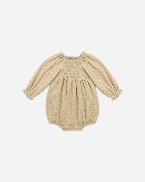Eden Romper Butterscotch Floral