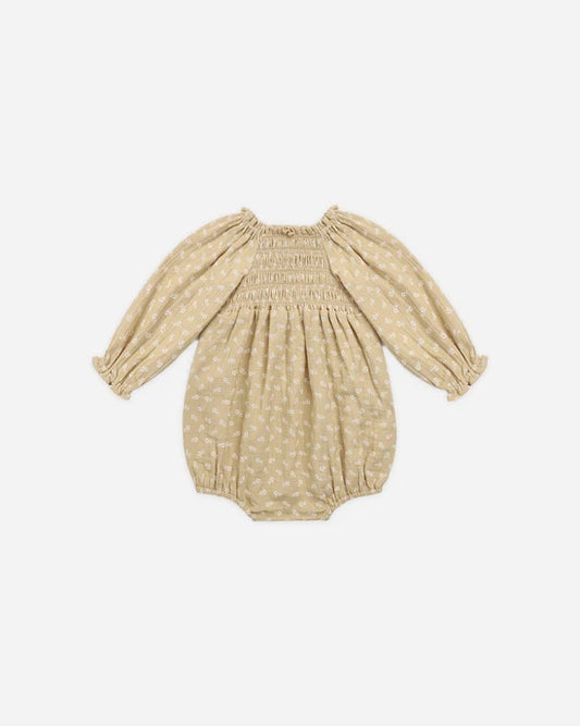 Eden Romper Butterscotch Floral
