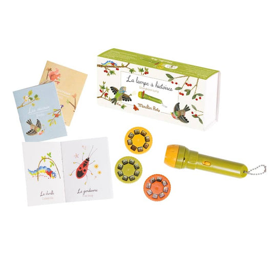 Box with 6 Storybook Torches Garden Theme - Moulin Roty