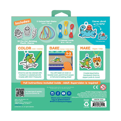 Shrink-Its!: D.I.Y. Shrink Art Kit - Fun Friends (28 PC Set)