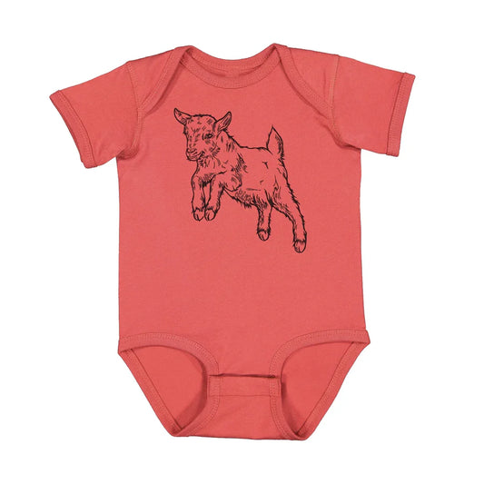 Baby Goat Onesie, Passionfruit