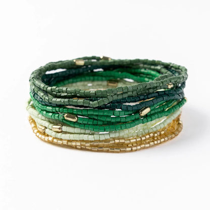 Chelsea 18 Strand Luxe Beaded Bracelet Set