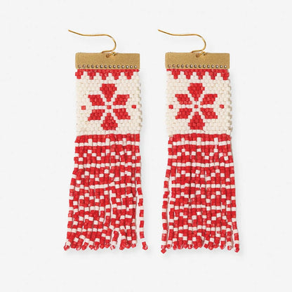 Lauren Holiday Beaded Earring