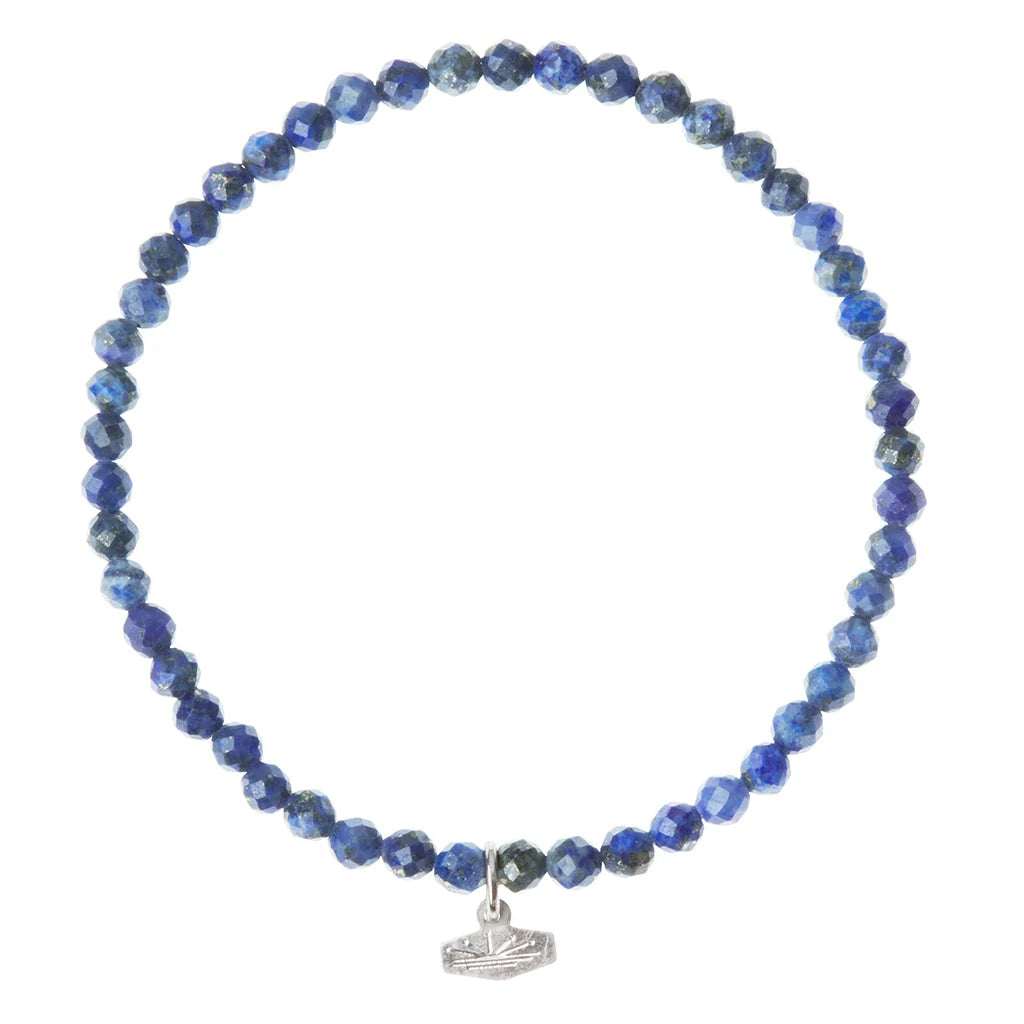 Mini Faceted Stone Stacking Bracelet