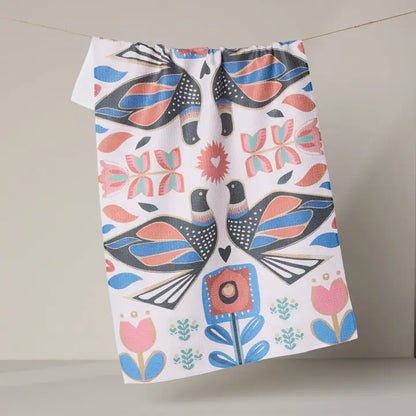 Geometry Kitchen Towels - Valentines Day