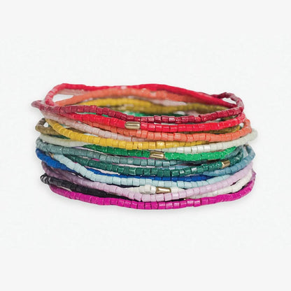 Chelsea 18 Strand Luxe Beaded Bracelet Set