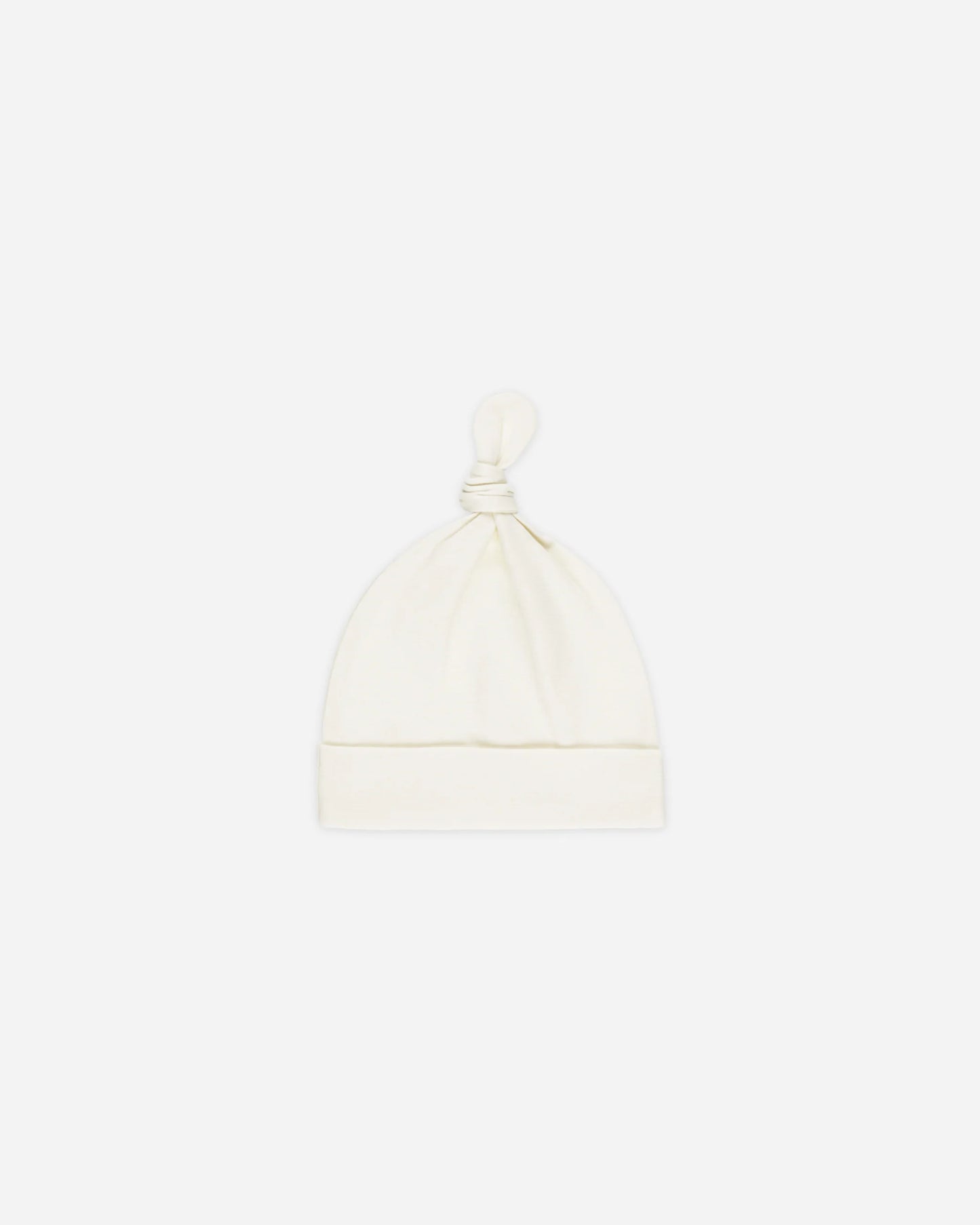 Knotted Baby Hat Natural