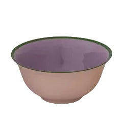 Enameled Stainless Steel Pinch Pot with Colored Edge