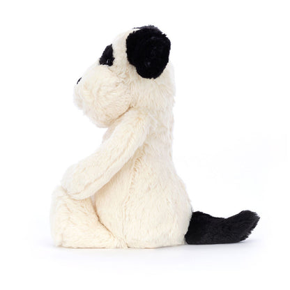 Bashful Rufferty Black & Cream Puppy, Medium