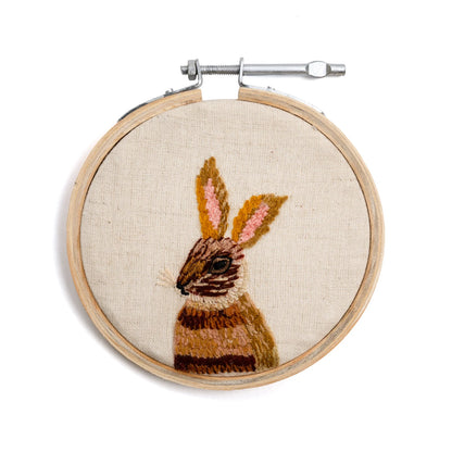 Small Animal Embroidery Hoops, 4"