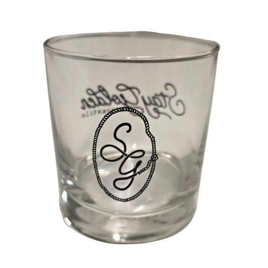 Stay Golden Rocks Glass
