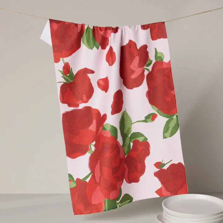 Geometry Kitchen Towels - Valentines Day
