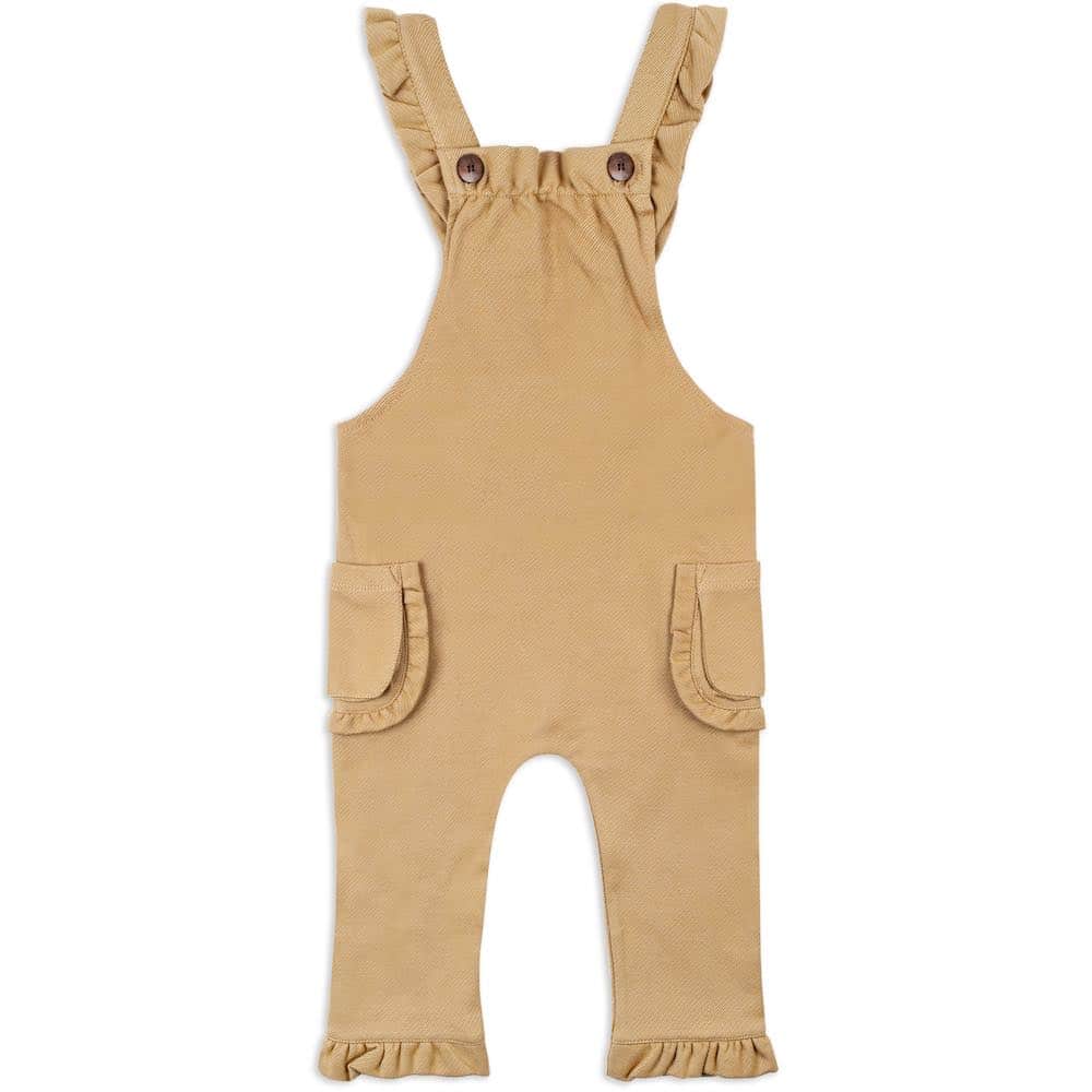 Organic Ruffle Overall (Multiple Colors)