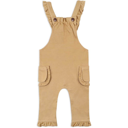 Organic Ruffle Overall (Multiple Colors)